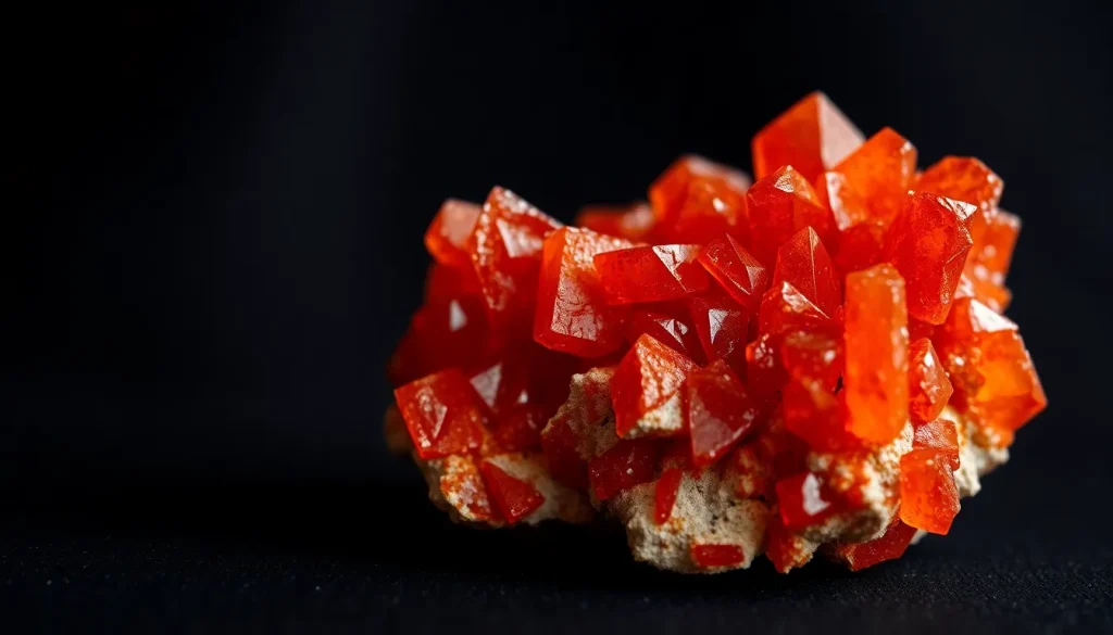 Featured image for Realgar – Red Arsenic Sulfide Mineral Overview, Meaning, and Jewelry Guide — Gemstone Encyclopedia