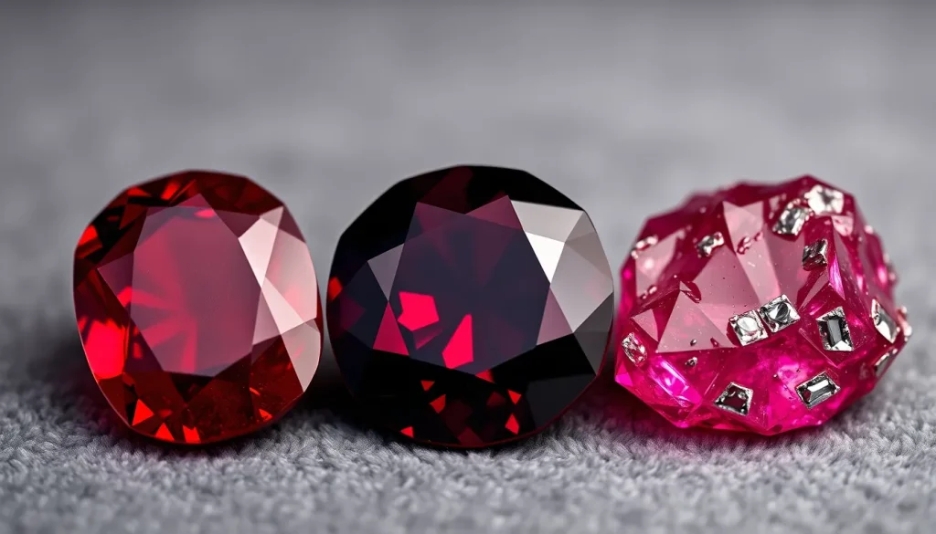 Featured image for Red Gemstones Guide: Comparing Cuprite, Ruby, and Garnet — Gemstone Comparisons