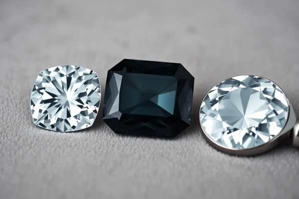 Colorless Gemstones: A Comparison of Achroite, Diamond, and White Topaz